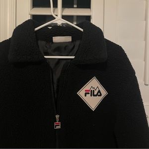 FILA sherpa zip jacket